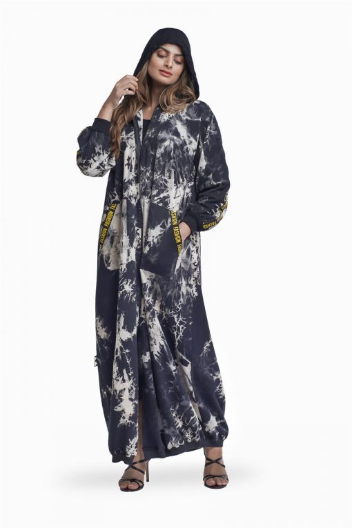 Sporty Tie & Dye Abaya