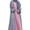 Silver Sheen Abaya