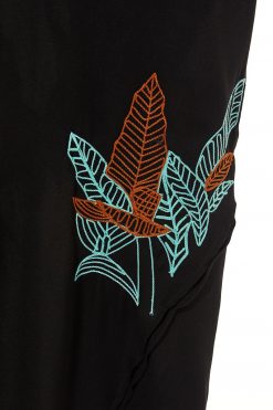 MOI1121002 3 Abaya With Threadwork Embroidery