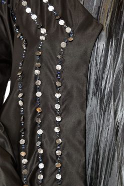 MOI1121004 2 Jacquard Panel Abaya