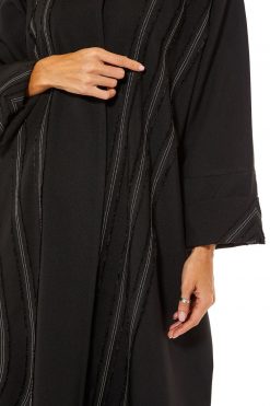 MOI1121005 2 Front Open Casual Abaya