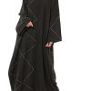 MOI1121016 1 Shamua Black Casual Abaya