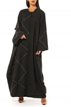 Shamua Black Casual Abaya