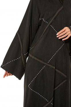 MOI1121016 5 Shamua Black Casual Abaya