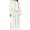 White Linen Casual Abaya