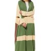 MOI1121034 Colorblock abaya
