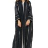 Grey Blue Casual Abaya