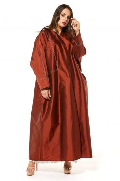 MOI1121037 3 Rust Tafta Abaya