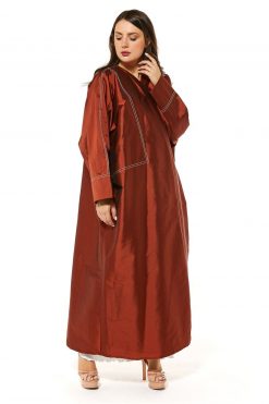 MOI1121037 4 Rust Tafta Abaya