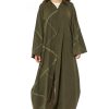 Green Casual Abaya