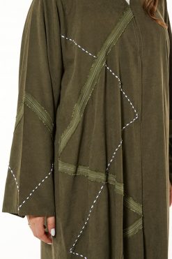 MOI1121042 5 Green Casual Abaya