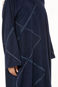 MOI1121045 5 Shamua Navy Casual Abaya