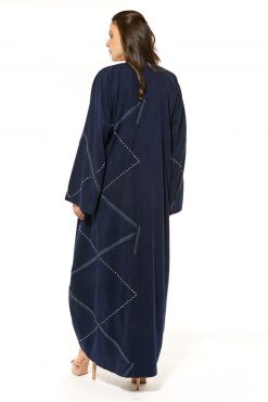 MOI1121045 6 Shamua Navy Casual Abaya