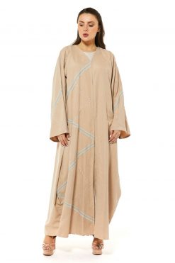 Beige Casual Abaya