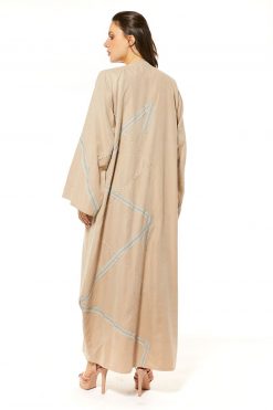 MOI1121049 4 Beige Casual Abaya