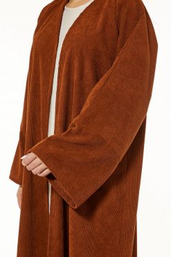 MOI1121055 3 Cordry Brown Abaya