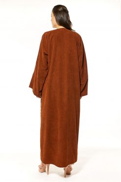 MOI1121055 4 Cordry Brown Abaya