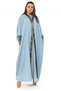 Blue Shamua Casual Abaya