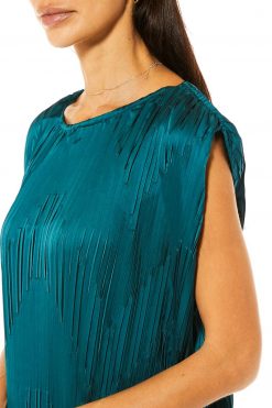MOI1121073 2 Green Armani Silk Under Dress