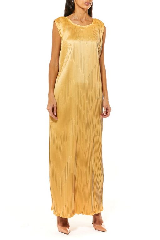 Golden Sand Armani Silk Under Dress