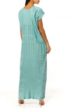 MOI1121076 3 Shadow Green Armani Silk Under Dress