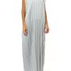 Grey Pleated Armani Silk Under Dress