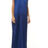MOI1121082 Blue Armani Silk Under Abaya