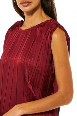 MOI1121085 2 Maroon Armani Silk Under Dress