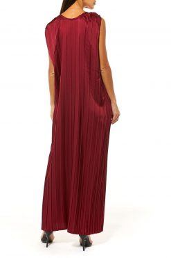MOI1121085 3 Maroon Armani Silk Under Dress