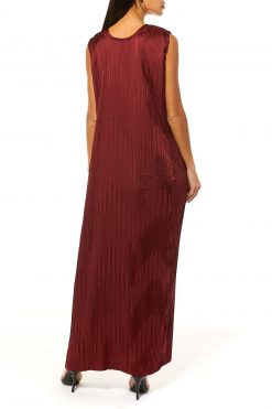 MOI1121087 3 Maroon Armani Silk Under Dress