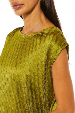 MOI1121093 2 Green Armani Silk Under Dress