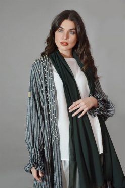 Dm21 A31 3 Colored Open-Front Abaya