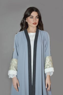 Dm21 A32 3 Organza Maxi Kaftan