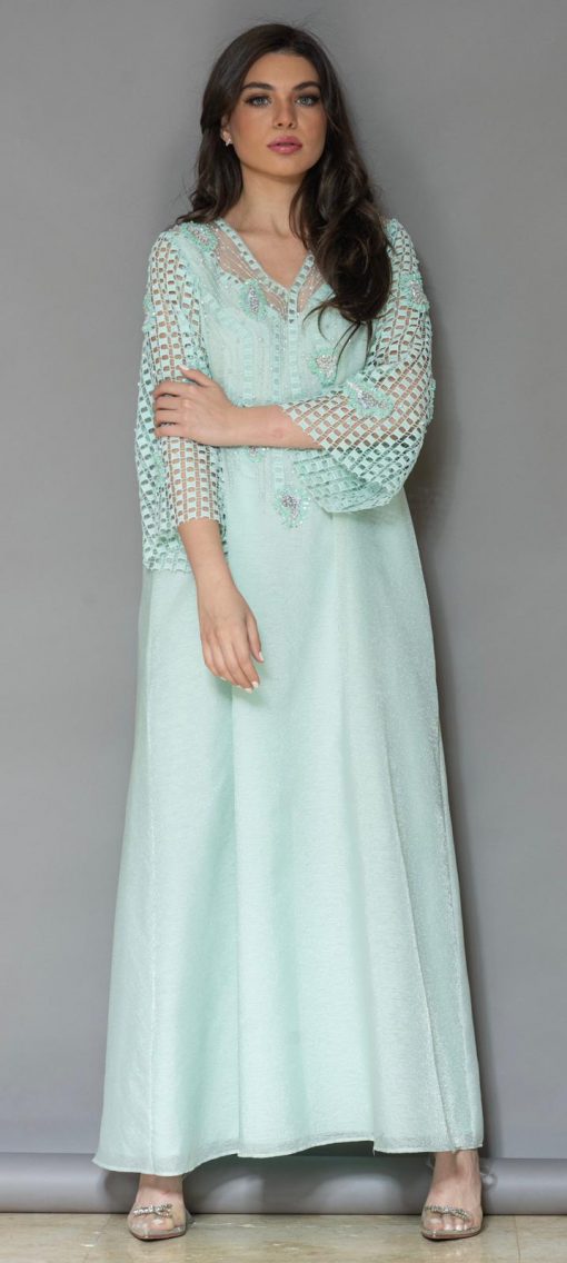 Organza Long Kaftan