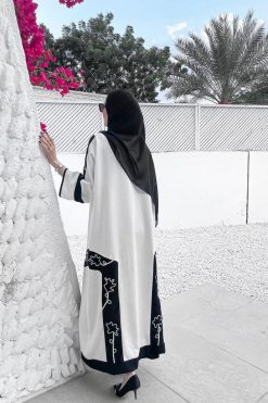 image 6483441 Minimal Flower Abaya