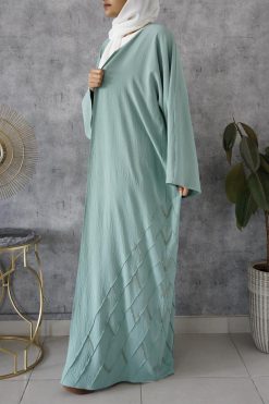 Mint Abaya Set 7 AL106 3 Mint Abaya Set