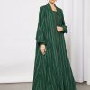 Green Two Piece Abaya Set