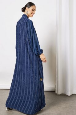 Navy Blue Designer Abaya