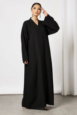 Black Plain Abaya