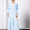 Blue Beads Embellished Abaya