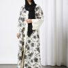 Bsi3570 1 White Embroidered Abaya