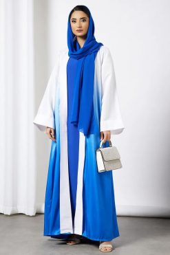 Two Tone Abaya with Dress