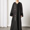 Black Beads Embellished Abaya