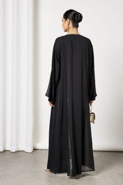 Bsi3592 4 Nida Sequin Embellished Abaya