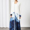Bsi3599 1 Tie & Dye Bisht Abaya Set