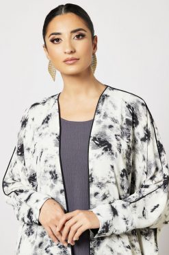 Bsi3601 3 Tie & Dye Bisht with Dress