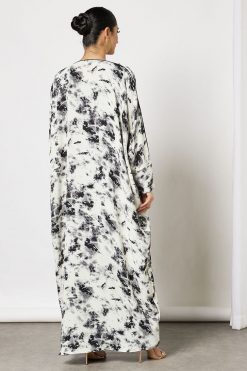 Bsi3601 4 Tie & Dye Bisht with Dress