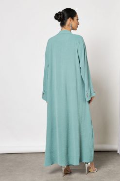 Bsi3620 3 1 Beaded Abaya with Dress