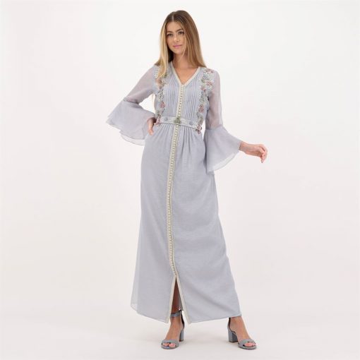 Sheer Embellished Kaftan