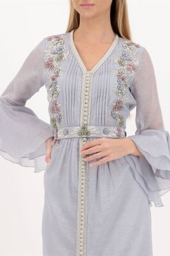 BAHI 000001 4 Sheer Embellished Kaftan